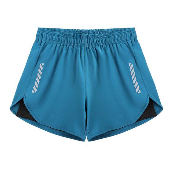 Sports shorts men's fast -drying ice silk summer riding fitness internal lining running men's model 43 three -pointers marathon