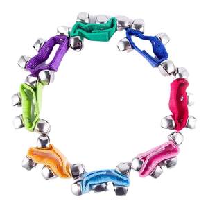 Olff Pat lesson, wrist bell, babies, children's elementary school students, dance performances, hand bell, handling, early teaching aid
