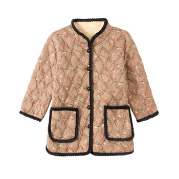 
Autumn and winter velvet thickened warm vest jacket