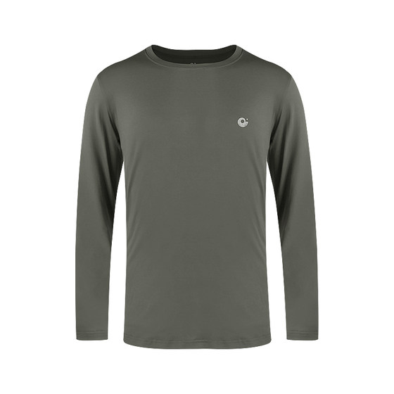 
Nikko Rigao 2026 spring quick-drying clothes men's sports running long-sleeved T-shirt solid color autumn inner layering shirt