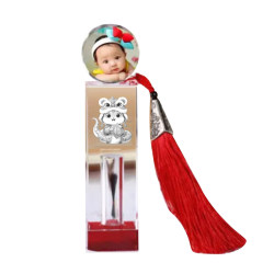 Fetal hair souvenir DIY made in the year of dragon and snake