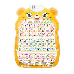 Babies have sound early teachings to hang maps, children's Pinyin letters, sound, sound toy, literacy, baby order reading wall stickers