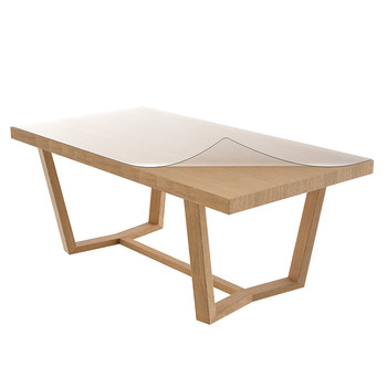 Transparent table mat soft glass desktop protection mat waterproof