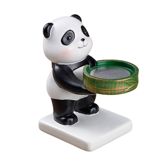 
New cute giant panda suitable for Huawei fit4 watch FIT4pro charging stand GT6/5 charger base watch5/4pro wristband GT3 high-end resin Apple watch ornament