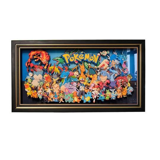 ポケモン 3D 手作りペーパーアート - 漫画アニメの壁飾り