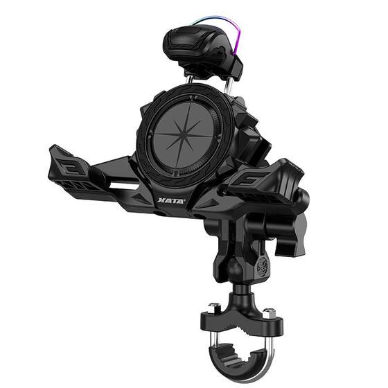 Motorcycle electric vehicle mobile phone bracket wireless charging fast charge module shock absorption and shock anti -shock anti -shock -resistant modification navigation equipment accessories
