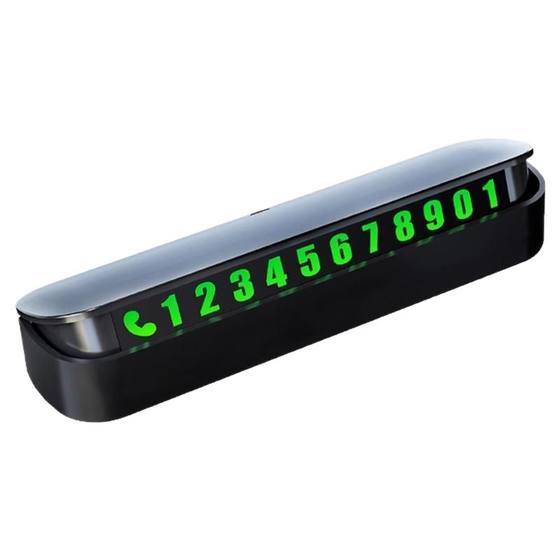 Car temporary parking license plate, car phone number plate, car magnetic luminous telephone plate, car interior supplies ornaments

