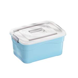 
Desktop storage box cosmetics toy plastic storage box office workstation storage artifact large capacity with lid