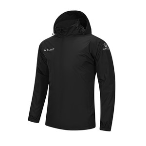 Kelme Karli Rainwear Jacket Men's Spring and Autumn New Football Training Server Children's Hooded Sports Wind Coat
