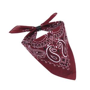 
Blood gang riding headscarf men's Baotou Y2K hot girl sports headband motorcycle outdoor wine red hip-hop square scarf women