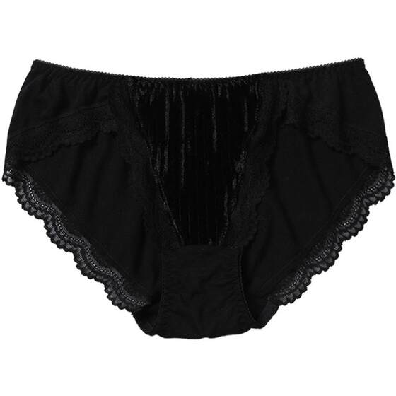 tutuanna underwear female velvet lace cotton cotton supporting small pants low -waist elegant sexy underwear female
