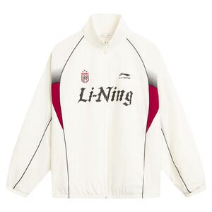 [Same style as Sun Yingsha] Li Ning Jacket Men's Spring New Couple Stand Collar Retro Football Jacket Sports Top