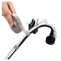 Data cable storage artifact Velcro tie