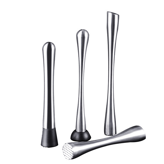 Check cup pounding stick stainless steel beat lemon hammer press pounding mash mashing machine crushing ice hammer hand beat lemon tea tool