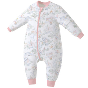 
Baby sleeping bag spring, summer and autumn double-layer constant temperature pure cotton breathable baby split-leg sleeping bag children's four-season universal anti-kick quilt
