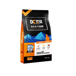 
Douchi cat food three-piece freeze-dried adult cat and kitten food 1.2/6kg cat full price grain-free hypoallergenic staple food authentic