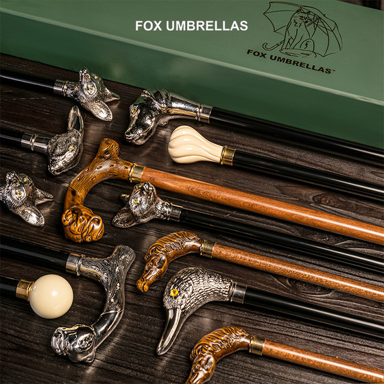 1868英国「奢华雨具品牌]Fox umbrellas英式复古手工手杖高端礼品