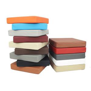 Thick super fiber leather cushion sofa cushion sponge cushion dining chair cushion baying window shoe stool soft bag cushion cushion