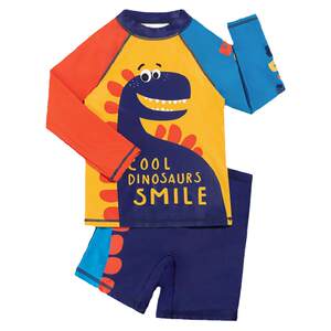 UPF50+ sun protection 20% spandex high elastic long-sleeved trousers split children's swimsuit boy baby beach surfing