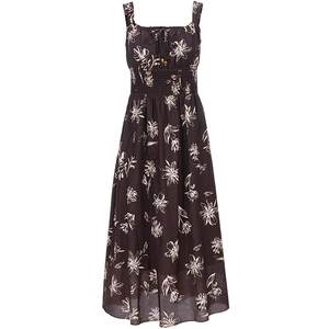 
Vero Moda Dress 26 Xia Xin contains mulberry silk plant flower dress printed A-line 32627A060