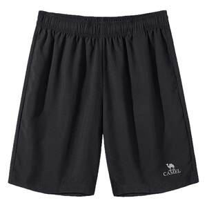 Camel Men's Quick-Drying Sports Shorts Men's 2026 Summer Lightweight Breathable Loose Straight Casual Quarter Pants