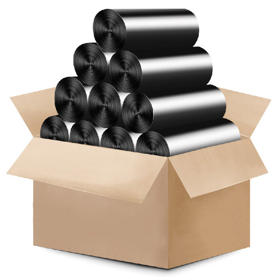 Thickened garbage bag for household use affordable 50x60x80 office use 45x50x55 rubbish grade flat mouth small