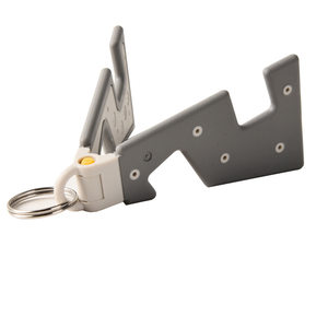 
2025 new portable mobile phone stand flat bedside support bracket key ring buckle foldable and easy to carry