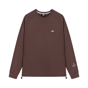 
OMG Sports Spring and Autumn Round Neck Long Sleeve T-shirt Men's Print Training Top Fitness Clothes Running Quick Dry Base Shirt