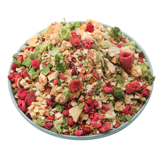 
Freeze-dried dog snacks, vegetables, fruits and vegetables, cats and dog companions, food, Teddy Bichon Bear, puppy, pet bichon