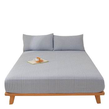 Manufacturer specializes in customizing fitted sheets, cotton washed cotton bedspreads