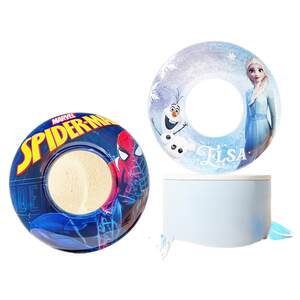 
Disney children's swimming ring 2 years old and above 3 years old transparent swimming ring special anti-rollover inflatable lifebuoy for little girls