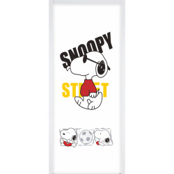 Cartoon animation Snoopy whole sheet pvc waterproof door sticker