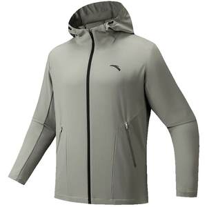 Anta water-resistant woven sports jacket for men's spring new running training sportswear casual jacket top
