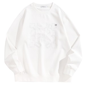 太平鸟男装圆领胸前刺绣卫衣秋季潮流潮牌时尚上衣青年