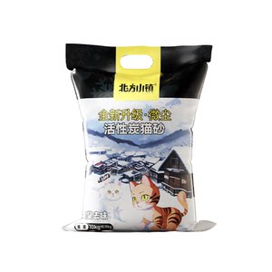Activated carbon cat sand 20*0.5kg deodorizing low dust clock 40*0.5kg large particle puffed earth cat litter 10*0.5kg fragrance cat sand