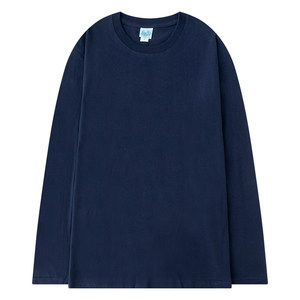 
INS pure cotton 25 Korean ins retro basic style solid color autumn base shirt underwear men and women long-sleeved T-shirt bf style