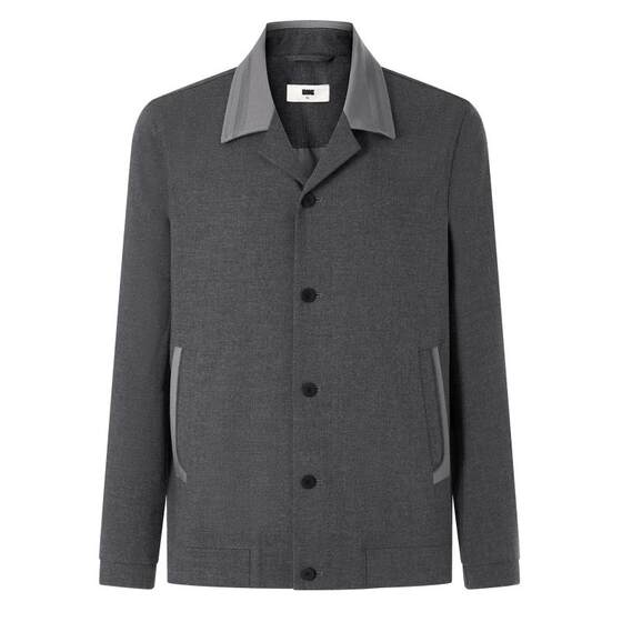 
[Jijie recommends] LNG spring new style wool blended lapel loose jacket jacket for men sheep wool SDDA005