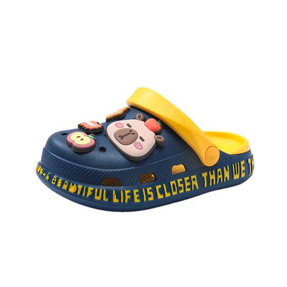 
Kapibala children's hole shoes boys slippers summer new style non-slip sandals boys sandals outside beach shoes
