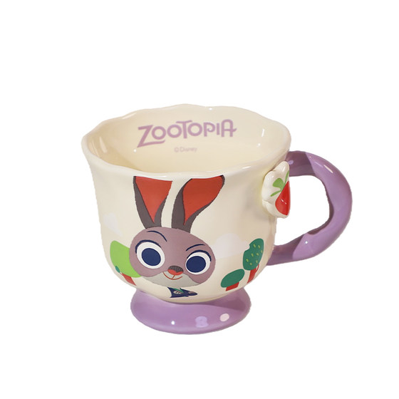 
Zootopia Ceramic Mug Women's Beautiful Birthday Gift Cute Breakfast Cup Souvenir Couple Water Cup