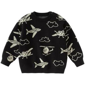 
David Bella children's sweater pullover 2026 autumn and winter new baby boy casual long-sleeved knitted top