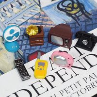 比彩 Retro simulation fan TV phone resin accessories diy glue cream glue decorative material