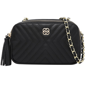 HONGU Honggu women's bag fashionable cowhide leather classic diamond bag chain bag shoulder bag crossbody bag fashionable square bag