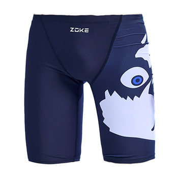 Zhouke men's five-point swimming trunk professional swimming training