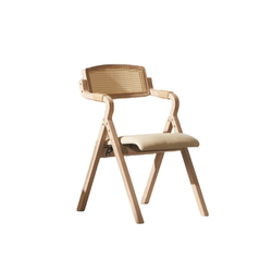 Wooden vine sabi wind folding chair