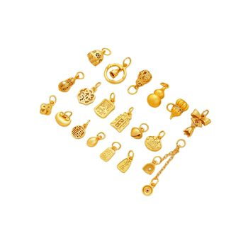 Ni Ni Sha Jin strong color-protecting bell gourd pendant