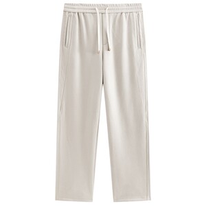 
PEACEBIRD Men's Winter Drawstring Sweatpants Casual Pants Adjustable Drawstring Light Color Versatile Sports Pants Men