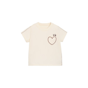 
whitewheat26 children's new summer T-shirt thin section for boys and girls for a family of three baby short-sleeved parent-child wear