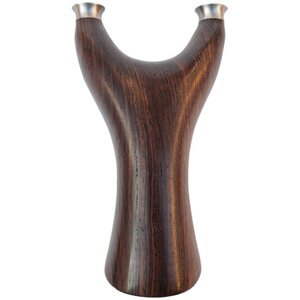 
Ebony solid wood quick-press slingshot without flat rubber band can be tied with dual-purpose slingshot stand submerged wood high-density collection