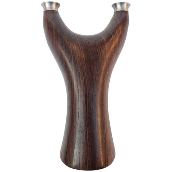 
Ebony solid wood quick-press slingshot without flat rubber band can be tied with dual-purpose slingshot stand submerged wood high-density collection