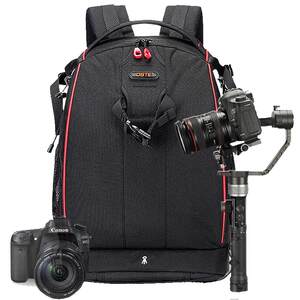 
Thysent Large camera bag shoulder Canon Nikon Digital SLR photography bag Professional DJI rs3mini Smart Cloud Stabilizer Storage Bag Outdoor Waterproof Travel Mountaineering Backpack